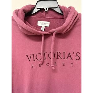 Women's  LG  Victoria's Secret Hoodie Oversized Vintage Balayage Spellout Grunge